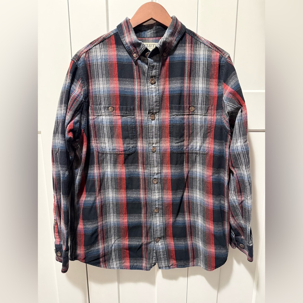Duluth Trading Co. Men’s Flannel Shirt, Size L